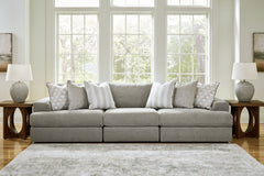 Best Furniture Outlet - Ashley Furniture - Avaliyah Sectional - RAF 3-Piece Sectional Sofa / Ash - 58103S2
