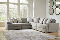 Best Furniture Outlet - Ashley Furniture - Avaliyah Sectional - RAF 5-Piece Sectional / Ash - 58103S6