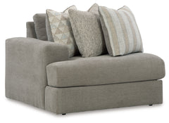 Avaliyah 4-Piece Sectional and Oversized Accent Ottoman