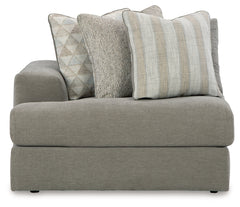 Avaliyah 4-Piece Sectional and Oversized Accent Ottoman