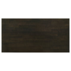 Rachelle 3-piece Rectangular Coffee Table Set Deep Merlot