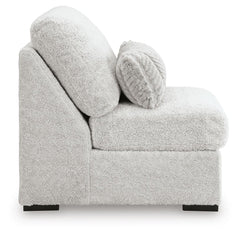 Cuddle Plush 3-Piece Sectional, Chair and Ottoman