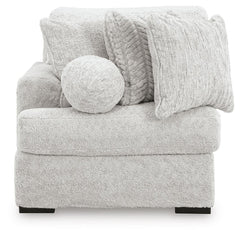Cuddle Plush 3-Piece Sectional, Chair and Ottoman