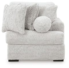 Cuddle Plush 3-Piece Sectional, Chair and Ottoman