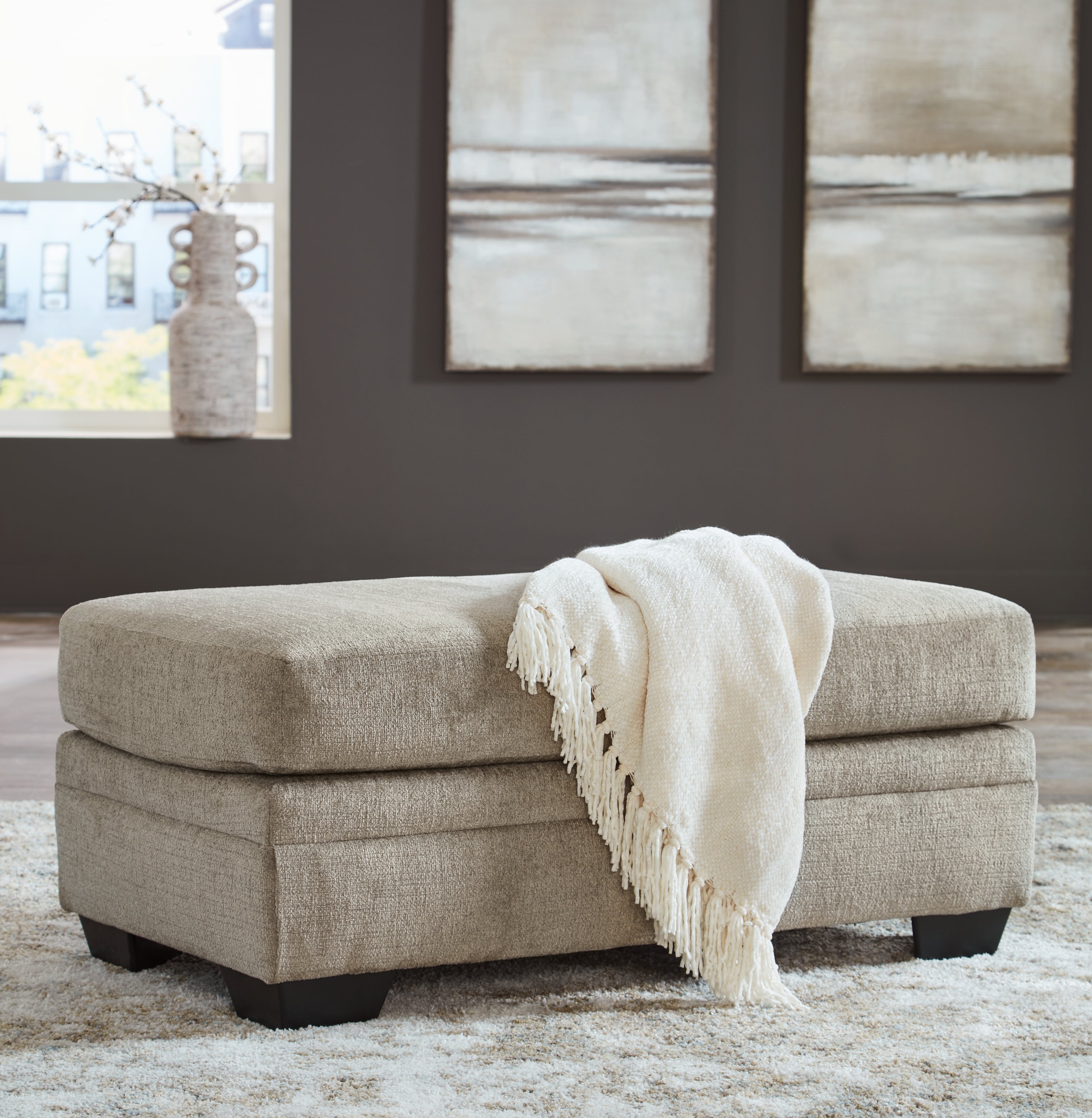 Best Furniture Outlet - Ashley Furniture - Stonemeade Living Room - Queen Sofa Sleeper / Taupe - 5950439