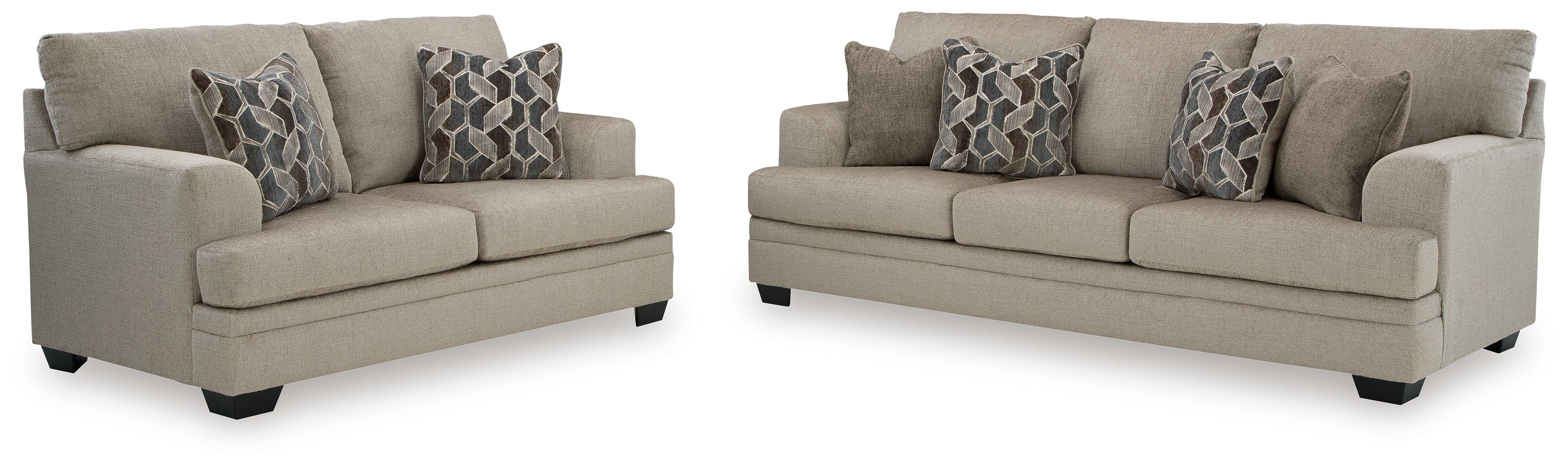 Best Furniture Outlet - Ashley Furniture - Stonemeade Sofa and Loveseat - Sofa and Loveseat / Taupe - 59504U1