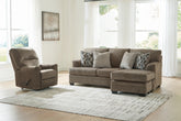 Best Furniture Outlet - Ashley Furniture - Stonemeade Sofa Chaise and Recliner - Sofa Chaise and Recliner - 59505U5