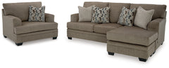 Best Furniture Outlet - Ashley Furniture - Stonemeade Sofa Chaise and Oversized Chair - Sofa Chaise and Oversized Chair - 59505U6