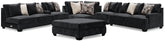 Best Furniture Outlet - Ashley Furniture - Lavernett 5-Piece Sectional and Ottoman - 5-Piece Sectional and Ottoman - 59603U2
