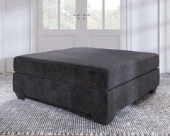 Best Furniture Outlet - Ashley Furniture - Lavernett Living Room - Oversized Accent Ottoman / Charcoal - 5960308