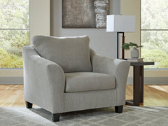 Best Furniture Outlet - Ashley Furniture - Willarae Living Room - Chair and a Half / Taupe - 5980323