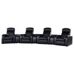 Best Furniture Outlet - Coaster - Cyrus 7-piece Upholstered Home Theater Seating - 600001-S4A