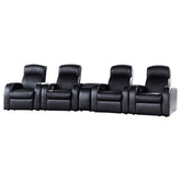 Best Furniture Outlet - Coaster - Cyrus 5-piece Upholstered Home Theater Seating - 600001-S4B