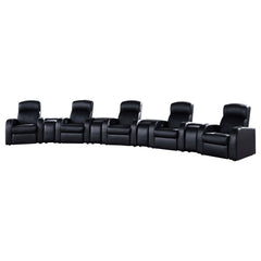 Best Furniture Outlet - Coaster - Cyrus 9-piece Upholstered Home Theater Seating - 600001-S5A