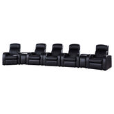 Best Furniture Outlet - Coaster - Cyrus 7-piece Upholstered Home Theater Seating - 600001-S5B