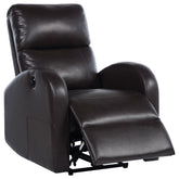 Best Furniture Outlet - Coaster - Grant Upholstered Power Recliner Chair Brown - 601500P