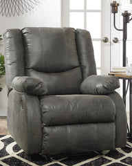 Best Furniture Outlet - Ashley Furniture - Bladewood Living Room - Zero Wall Recliner / Slate - 6030629