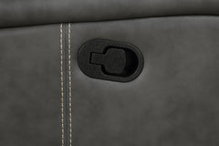 Raelynn Upholstered Track Arm Motion Sofa Grey