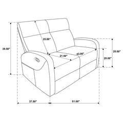 Hamilton 2-piece Chenille Manual Reclining Sofa Set Sand
