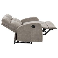 Hamilton 3-piece Chenille Manual Reclining Sofa Set Sand