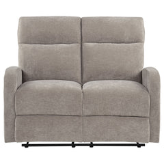Hamilton Chenille Manual Reclining Loveseat Sand
