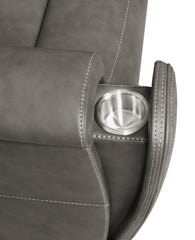 Brickston Triple Power Reclining Sofa Charcoal