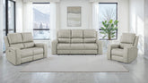 Best Furniture Outlet - Coaster - Brickston 3-piece Triple Power Reclining Sofa Set Grey - 603434PPP-S3