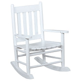Best Furniture Outlet - Coaster - Annie Slat Back Solid Wood Kids Rocking Chair White - 609450