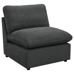 Best Furniture Outlet - Coaster - Collins Modular Armless Chair Dark Grey - 609530AC