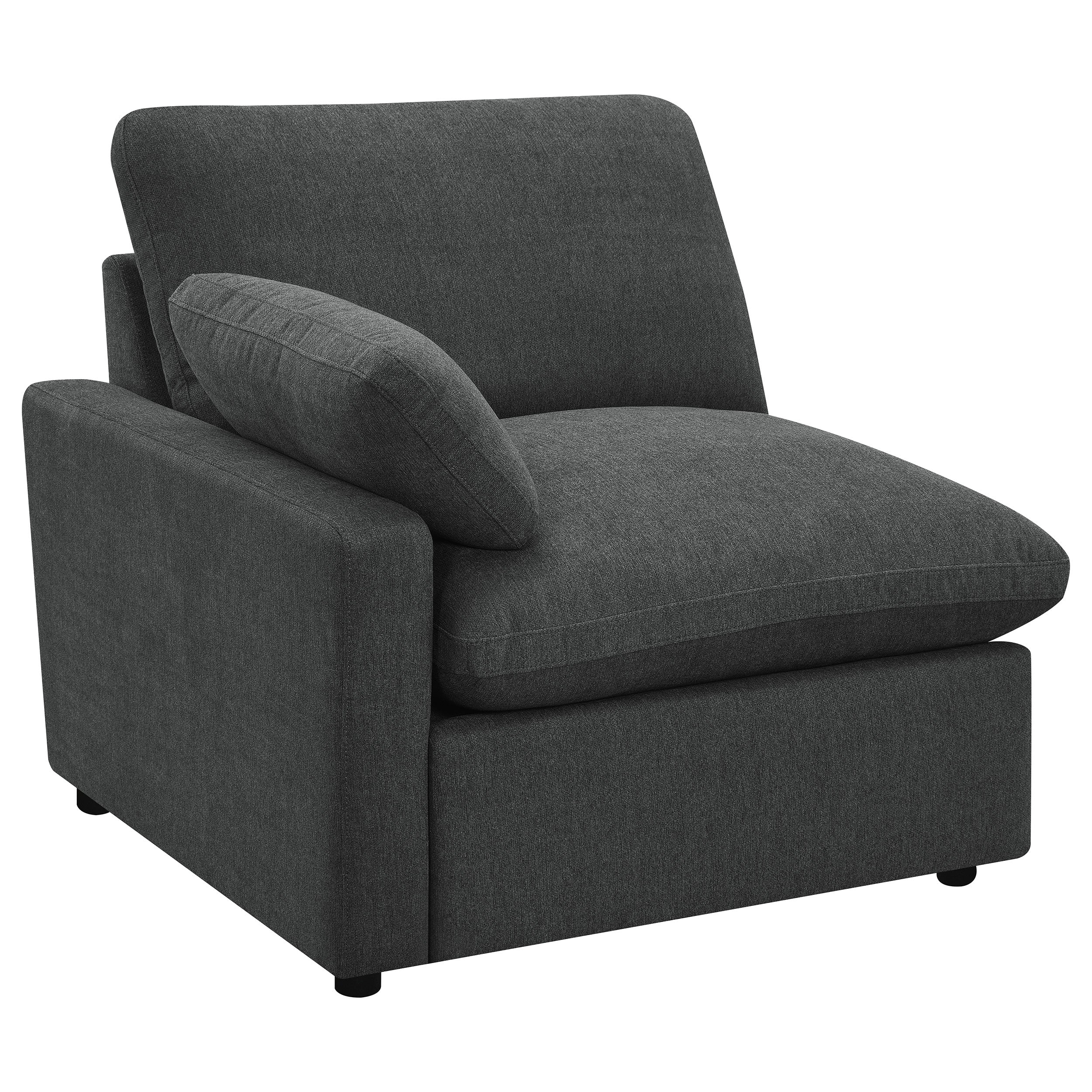 Best Furniture Outlet - Coaster - Collins Modular LAF Power Recliner Dark Grey - 609530LRP