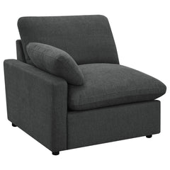 Best Furniture Outlet - Coaster - Collins Modular LAF Power Recliner Dark Grey - 609530LRP