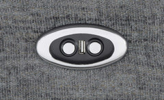 Bahrain 6-piece Modular Power Reclining Sectional Charcoal