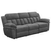 Best Furniture Outlet - Coaster - Bahrain Upholstered Power Sofa Charcoal - 609541P