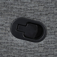 Bahrain Upholstered Glider Recliner Charcoal