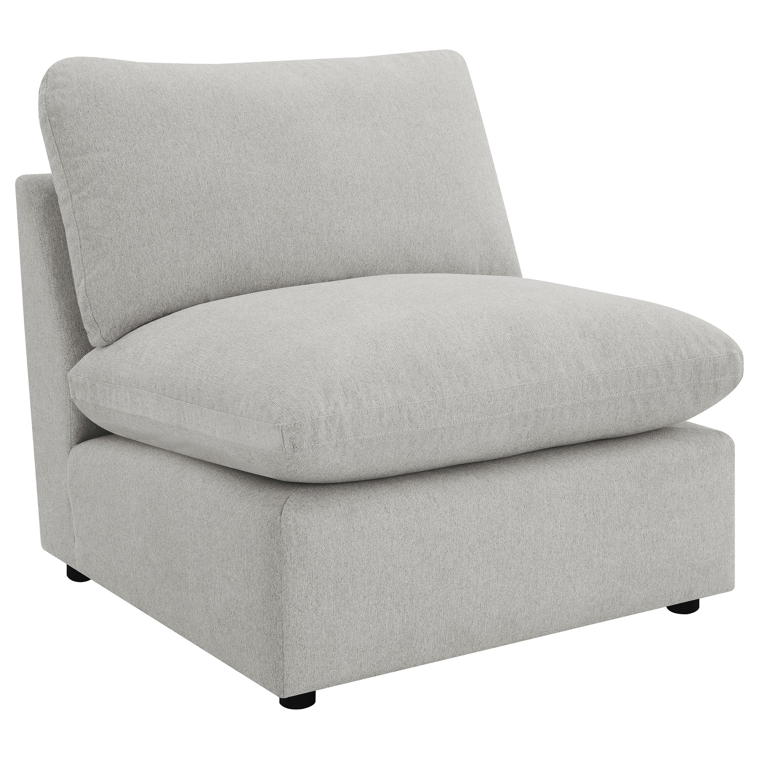 Best Furniture Outlet - Coaster - Collins Modular Armless Chair Grey - 609560AC