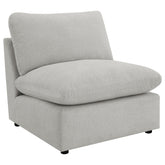 Best Furniture Outlet - Coaster - Collins Modular Armless Chair Grey - 609560AC