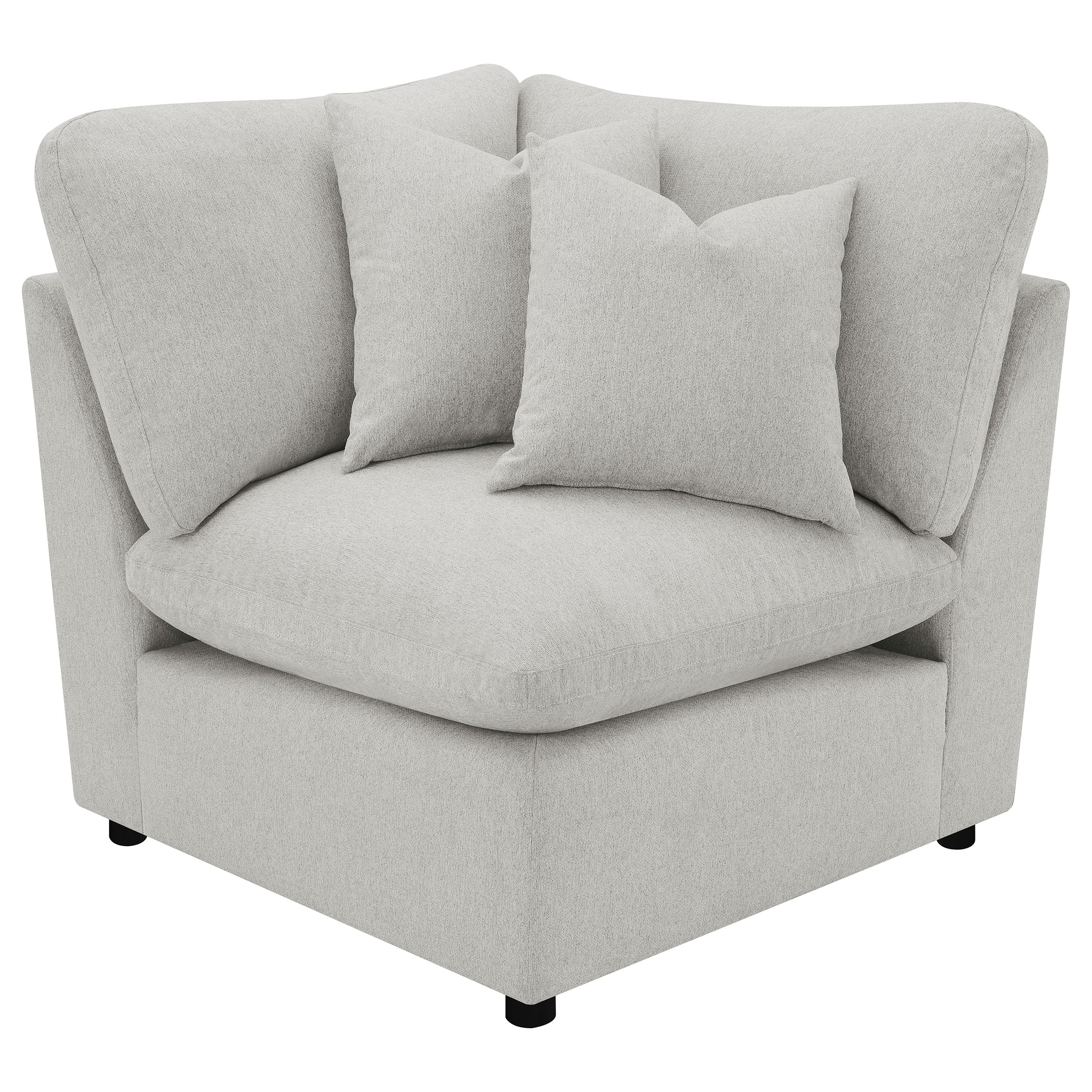 Best Furniture Outlet - Coaster - Collins Modular Corner Chair Grey - 609560CRN