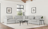 Best Furniture Outlet - Coaster - Collins 7-piece Modular Power Reclining Sectional Grey - 609560P-SETA