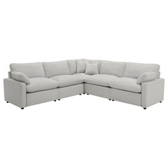 Best Furniture Outlet - Coaster - Collins 5-piece Modular Power Reclining Sectional Grey - 609560P