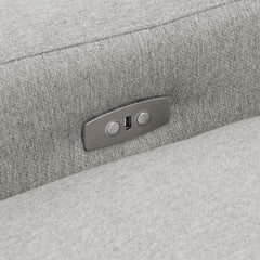 Collins Modular Power Loveseat Grey