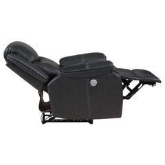 Sycamore Upholstered Power Recliner Chair Dark Grey