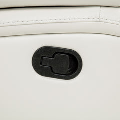 Camila Upholstered Motion Reclining Loveseat White