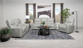 Best Furniture Outlet - Coaster - Greenfield 3-piece Power Reclining Sofa Set Dove Grey - 610261P-S3