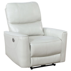 Best Furniture Outlet - Coaster - Greenfield Upholstered Power Recliner Chair Dove Grey - 610263P