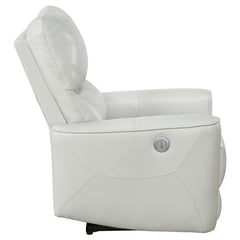 Greenfield Upholstered Power Recliner Chair Dove Grey