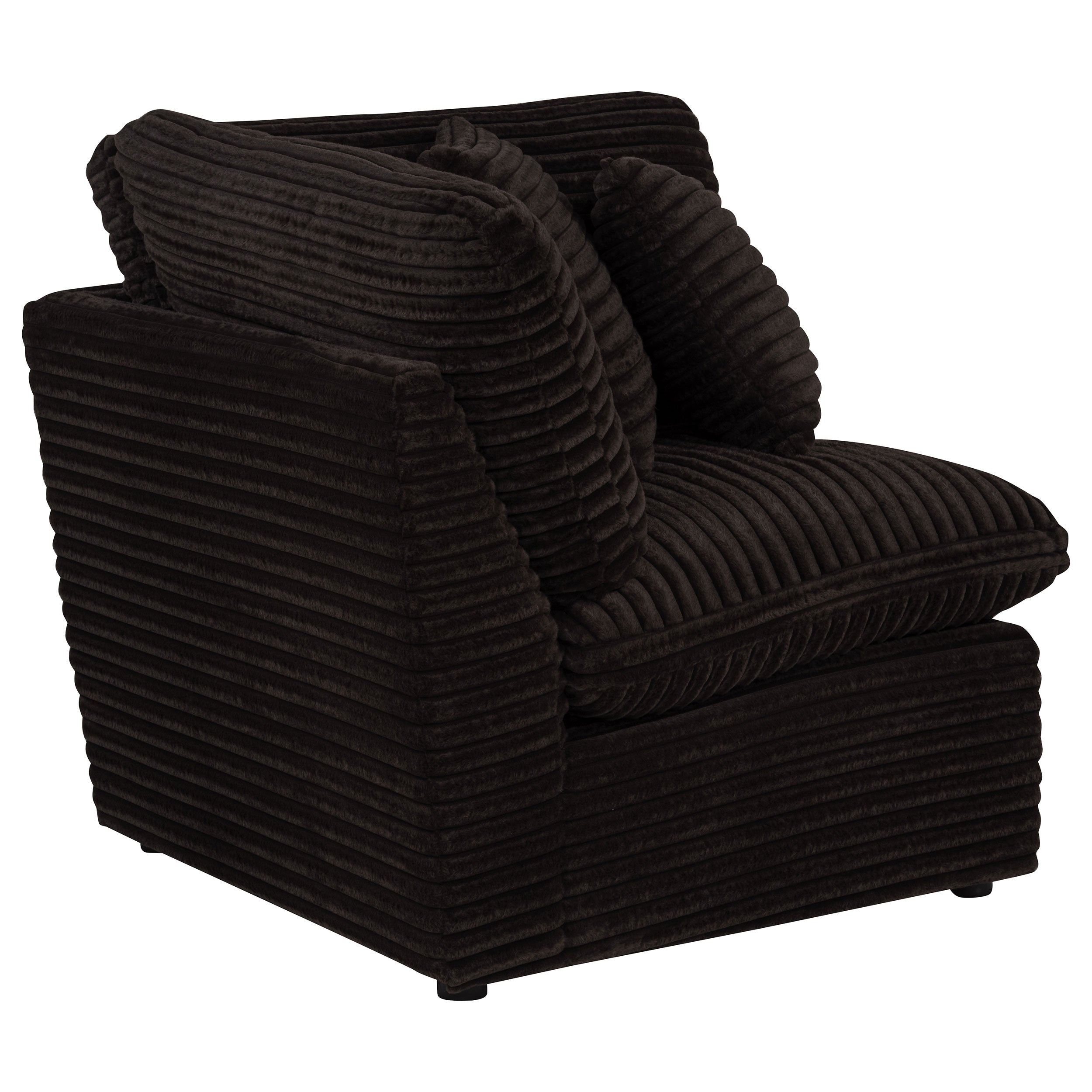 Best Furniture Outlet - Coaster - Collins Modular Corner Chair Chocolate Brown - 610350CRN