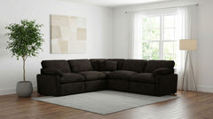 Collins Modular Corner Chair Chocolate Brown