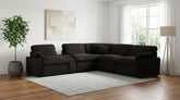 Best Furniture Outlet - Coaster - Collins 6-piece Modular Power Reclining Sectional Chocolate Brown - 610350P-SET