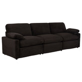 Best Furniture Outlet - Coaster - Collins Modular Power Sofa Chocolate Brown - 610351P