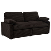 Best Furniture Outlet - Coaster - Collins Modular Power Loveseat Chocolate Brown - 610352P